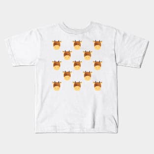 Brown Cow pattern Kids T-Shirt